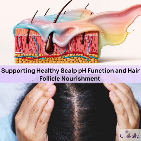 Supporting Healthy Scalp pH Function and Hair Follicle Nourishment