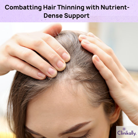 Combatting Hair Thinning with Nutrient-Dense Support