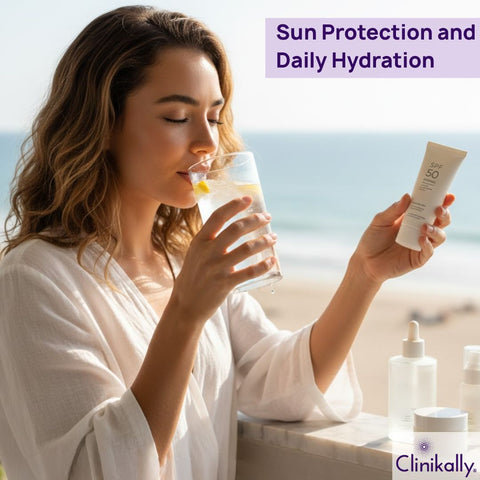 Sun Protection and Daily Hydration