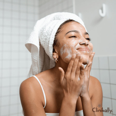 Avoid scrubs and excessive washing