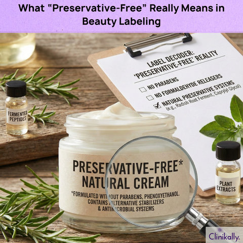 What “Preservative-Free” Really Means in Beauty Labeling