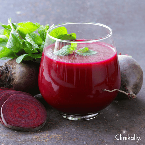 #9 Drink beetroot juice to promote hair growth