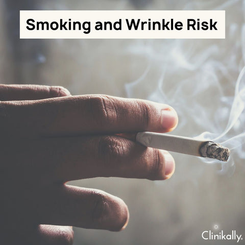 Effects of smoking on mouth wrinkles
