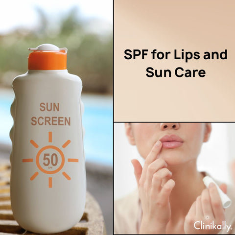 Sun Protection and SPF Application Around the Lips