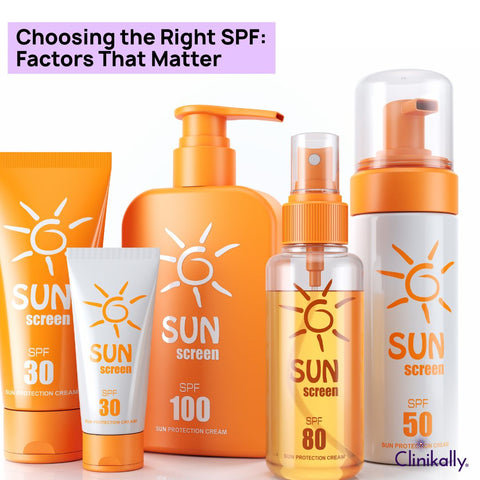 Choosing the Right SPF: Factors That Matter