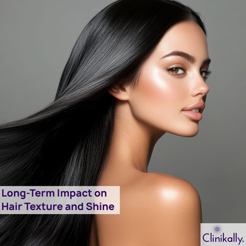 Long-Term Impact on Hair Texture and Shine