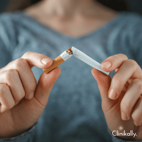 Avoid cigarettes and alcohol