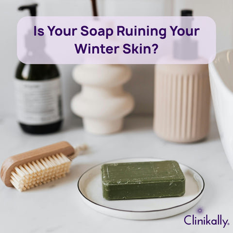 What should you consider while choosing a soap for winter?