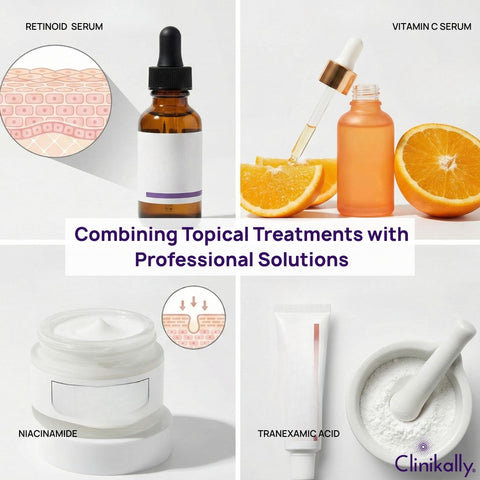 Combining Topical Treatments with Professional Solutions