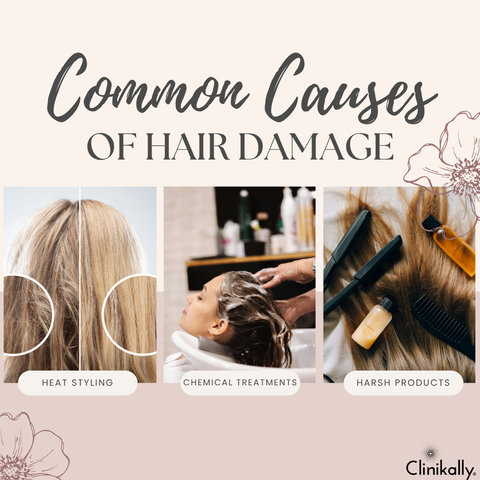 Common Causes of Hair Damage: Heat, Chemicals, and More