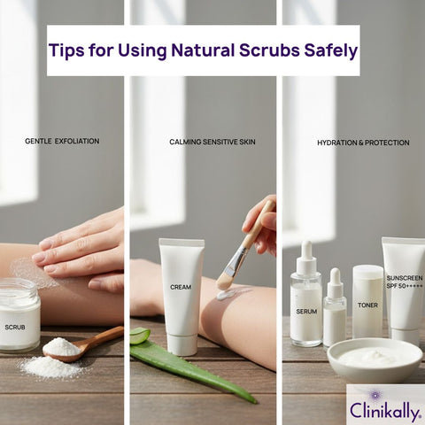 Tips for Using Natural Scrubs Safely