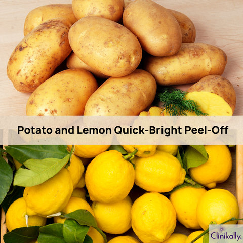 Potato and Lemon Quick‑Bright Peel‑Off