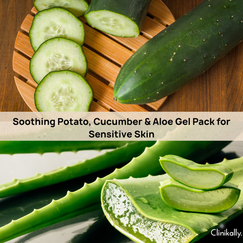 Soothing Potato, Cucumber & Aloe Gel Pack for Sensitive Skin