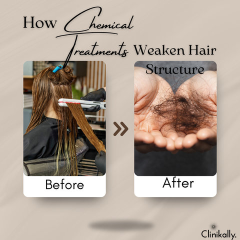 How Chemical Treatments Weaken Hair Structure