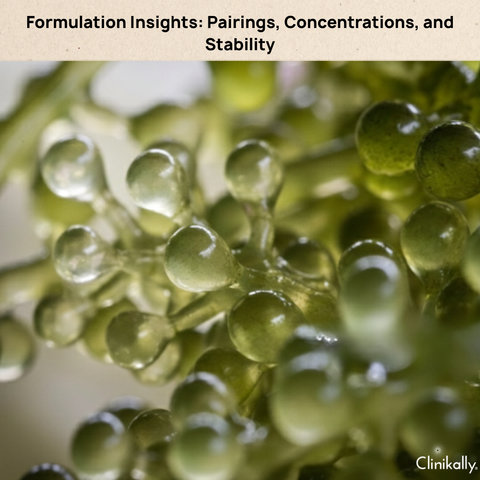 Formulation Insights: Pairings, Concentrations, and Stability