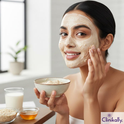 Oatmeal and Milk Mask