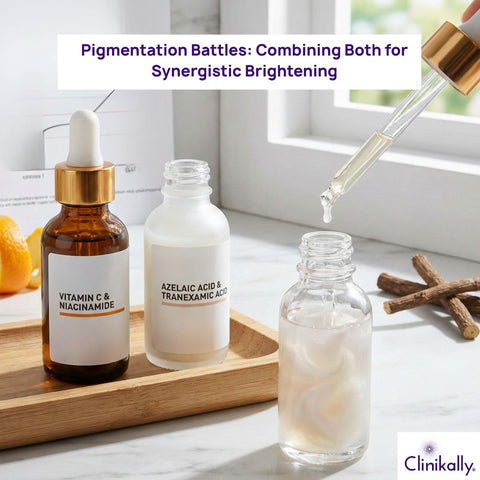Pigmentation Battles: Combining Both for Synergistic Brightening