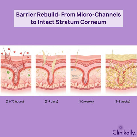 Barrier Rebuild: From Micro‑Channels to Intact Stratum Corneum