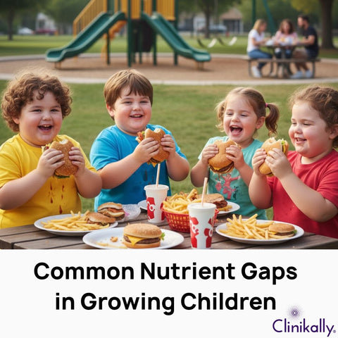 Common nutrient gaps in growing children