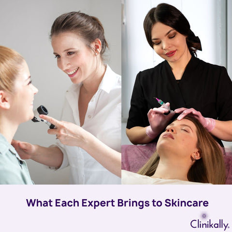 What Each Expert Brings to Skincare
