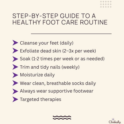 Step-by-Step Guide to a Healthy Foot Care Routine