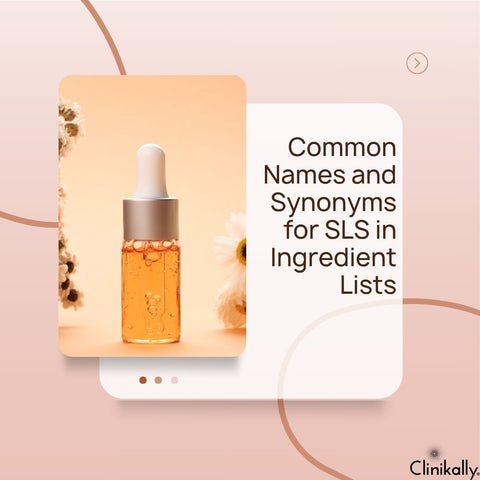 Common Names and Synonyms for SLS in Ingredient Lists
