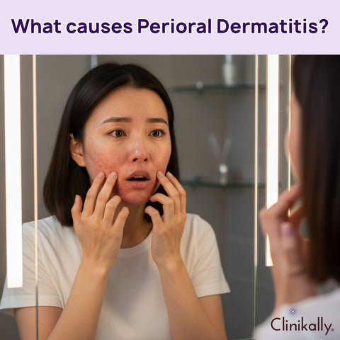 What are the main causes of Perioral Dermatitis?