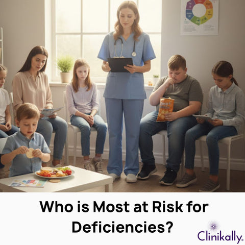 Who is most at risk for deficiencies?