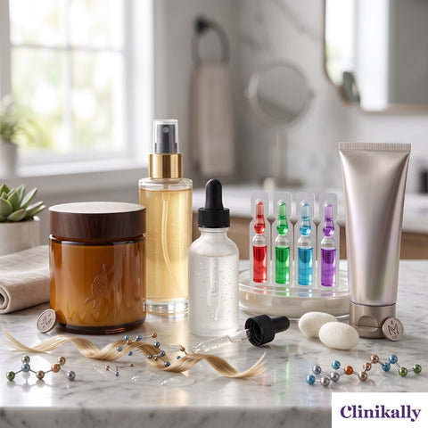 Protein hair treatment products