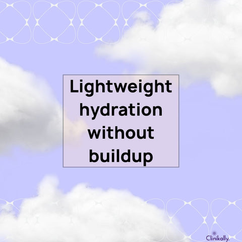 Lightweight hydration without buildup