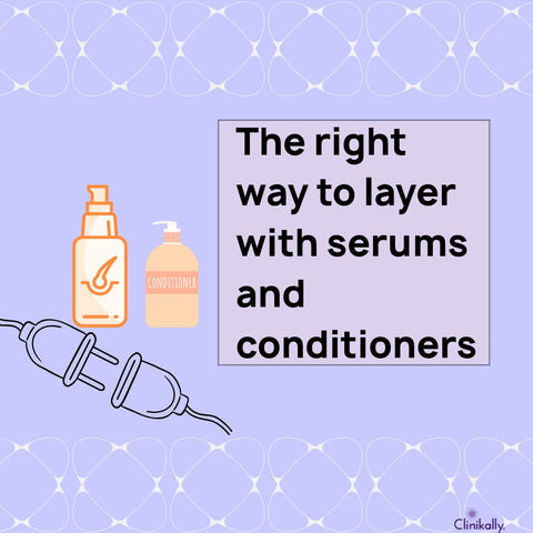 The right way to layer with serums and conditioners