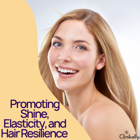 Promoting Shine, Elasticity, and Hair Resilience