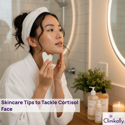 Skincare Tips to Tackle Cortisol Face