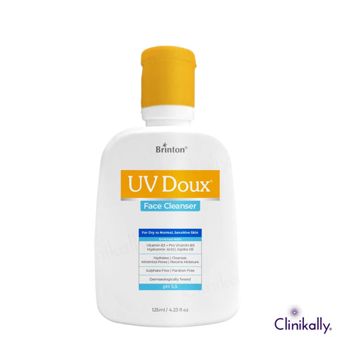 UV Doux Face Cleanser For Dry To Normal, Sensitive Skin