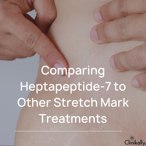 Comparing Heptapeptide-7 to Other Stretch Mark Treatments