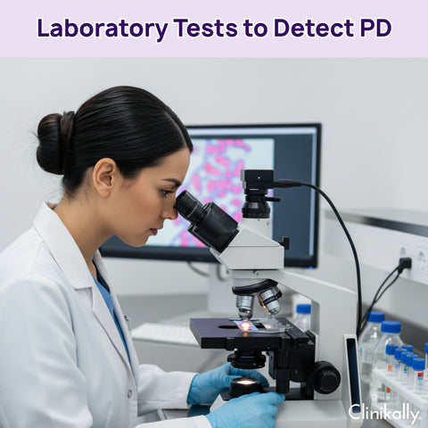 Is a laboratory test required to detect PD?