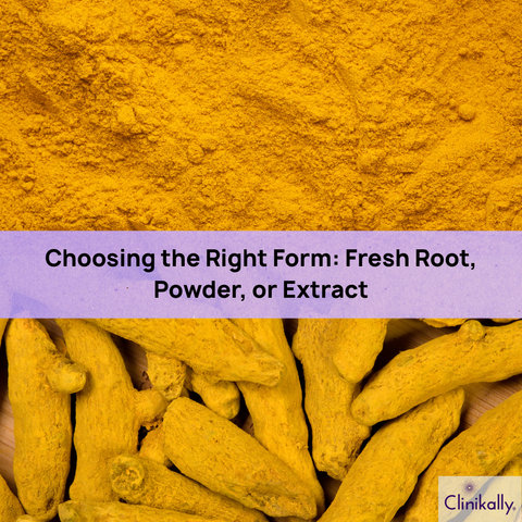 Choosing the Right Form: Fresh Root, Powder, or Extract