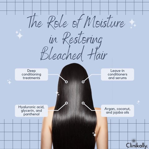 The Role of Moisture in Restoring Bleached Hair