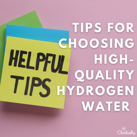 Tips for Choosing High-Quality Hydrogen Water