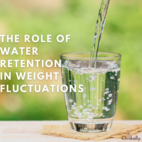 The Role of Water Retention in Weight Fluctuations