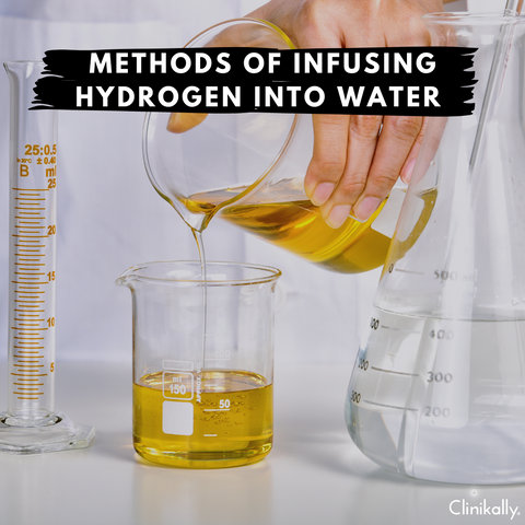 Methods of Infusing Hydrogen into Water