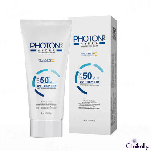 Photon 360 Hydra SPF 50 sunscreen fluid cream