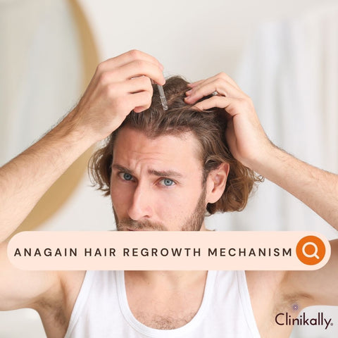 Anagain hair regrowth mechanism