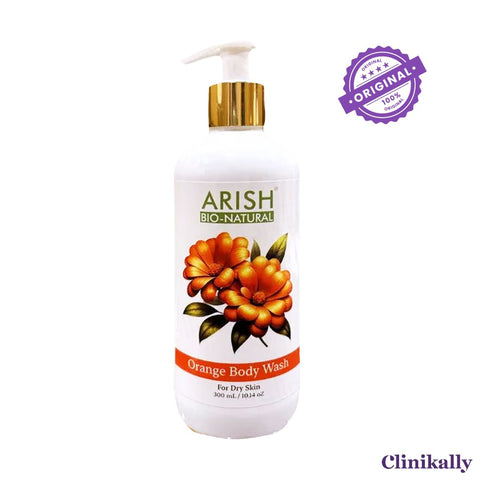 Arish Bio-Natural Orange Body Wash For Dry Skin