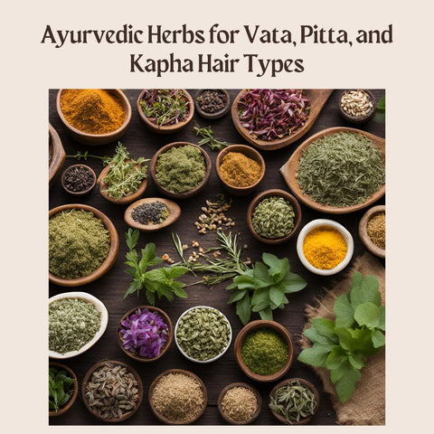 Ayurvedic Herbs for Vata, Pitta, and Kapha Hair Types