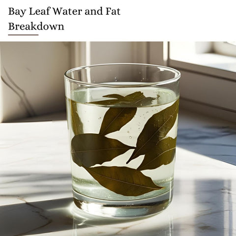 Bay Leaf Water and Fat Breakdown