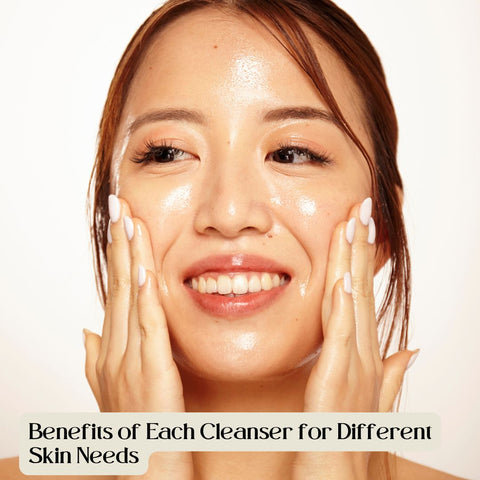 Benefits of Each Cleanser for Different Skin Needs