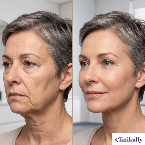 Women facelift before and after results