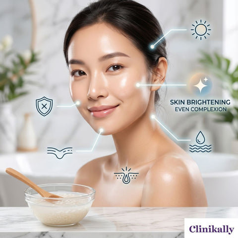 Rice water skin benefits