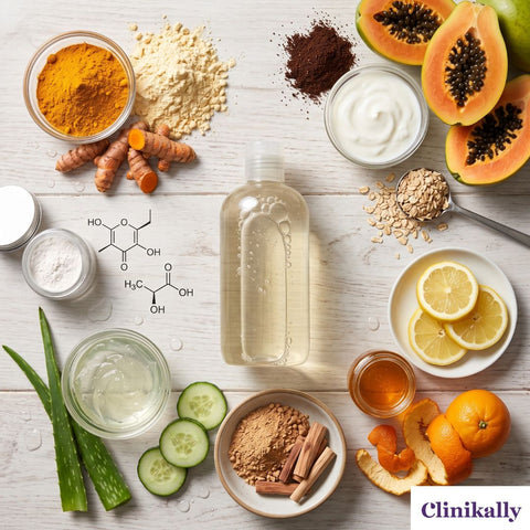 Ingredients for tan removal body wash